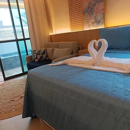Studio luxo com piscina privativa e cascata no centro de porto de galinhas!-2